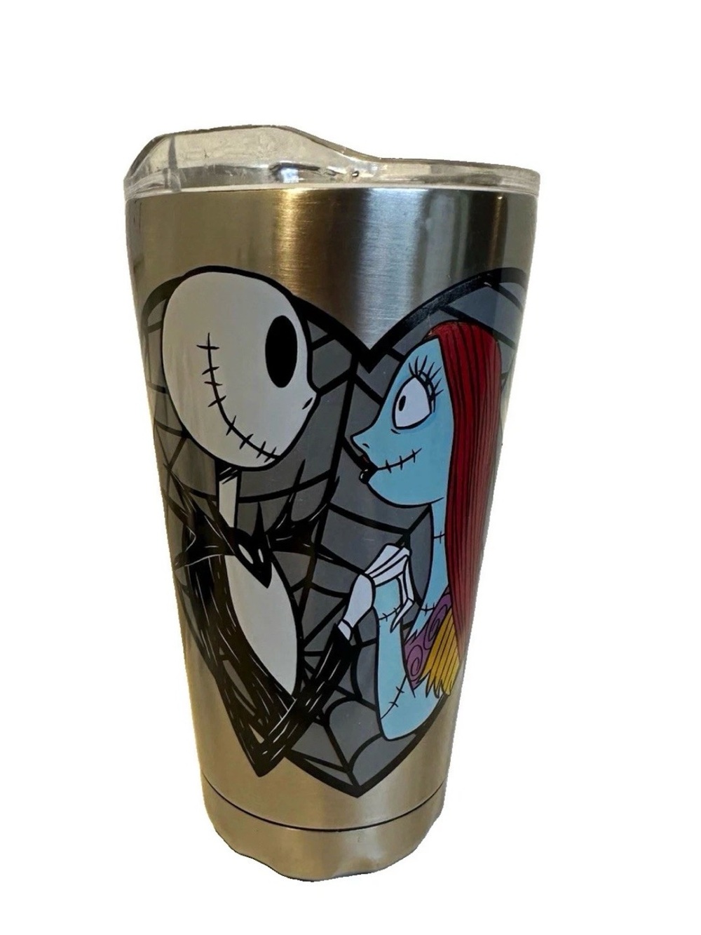 Stainless Steel 'Nightmare Romance' Insulated Disney Travel Tumbler -